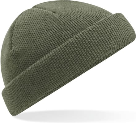 Beechfield Gerecycleerde muts in vissersstijl B43R - Olive Green - One size