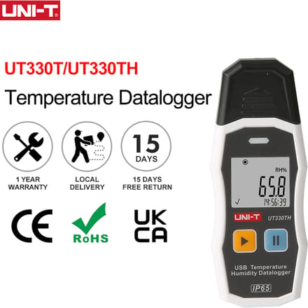 UNI-T UT330T UT330TH Temperatuur Datalogger UT330THC Digitale Thermometer USB Recorder Hoge Precisie Voor Voedsel UT330TH