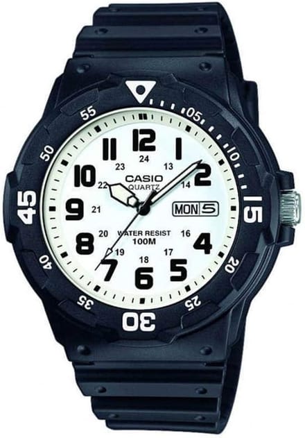Waterdicht Heren Horloge met Dag- en Datumweergave en Neo Display