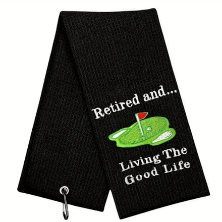 Nivard Golf Handdoek - Golfhanddoek - Golf Accessoires - Towel - Comfortabel - Grappige Tekst