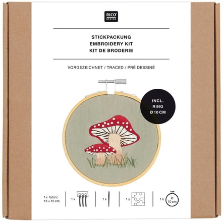 Rico Design Borduurset "Shroom"