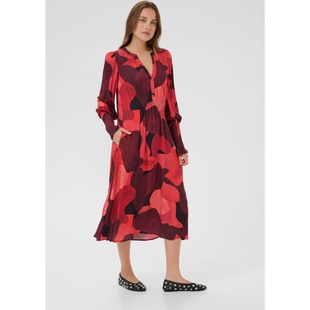 Jurk CUdana Relaxed fit red
