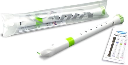 Nuvo Blokfluit NURB300 - wit/groen