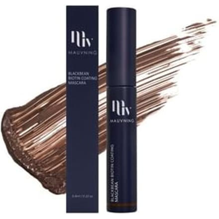 MAUVNING - Black Bean Biotin Coating Mascara - 2 Colors #02 Brown