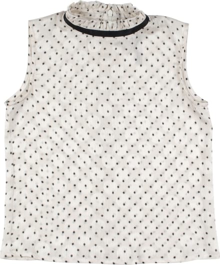 Rumbl Royal - Blouse - Beige - Dots - Maat 152