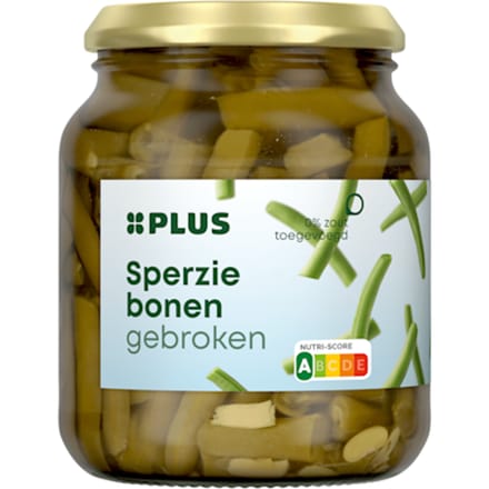 Sperziebonen gebroken