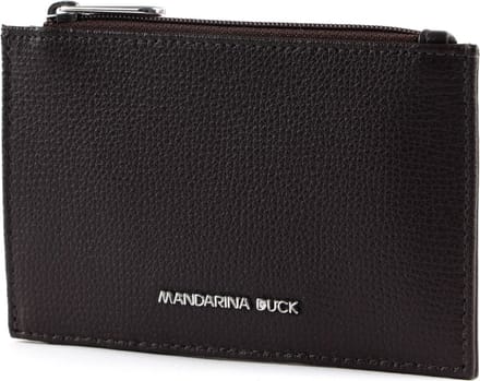 MANDARINA DUCK Leren Kaarthouder Mellow Urban Wallet Mole Donkerbruin
