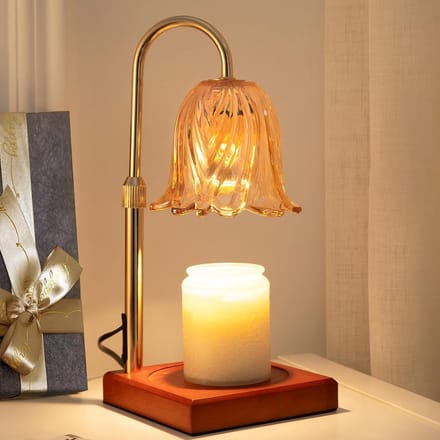 Dimbare Kaars Warmer Lamp met Timer en Verstelbare Hoogte - Ideaal voor Geurende Wax en Home Decor
