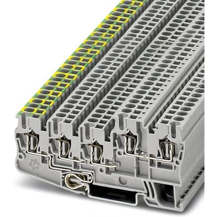 Phoenix Contact 3209060 Installatieklem voor aardleider 5.2 mm Spanveer Grijs 50 stuk(s) Package