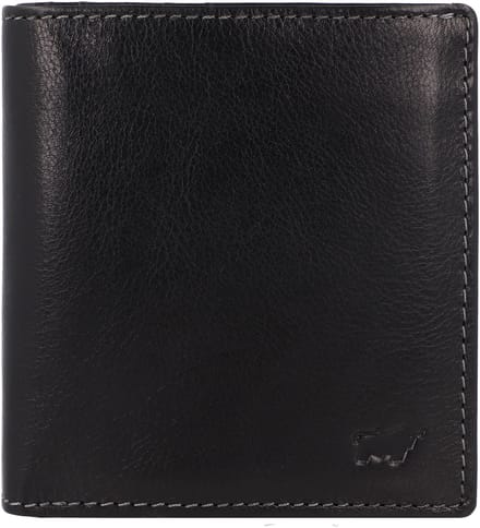 Braun Büffel Arezzo Portemonnee RFID-bescherming Leer 9.5 cm - Jongens - Horizontaal - schwarz