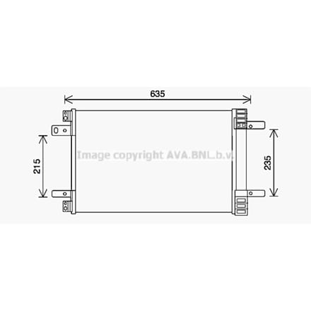 Condensator, airconditioning AVA COOLING CN5311D