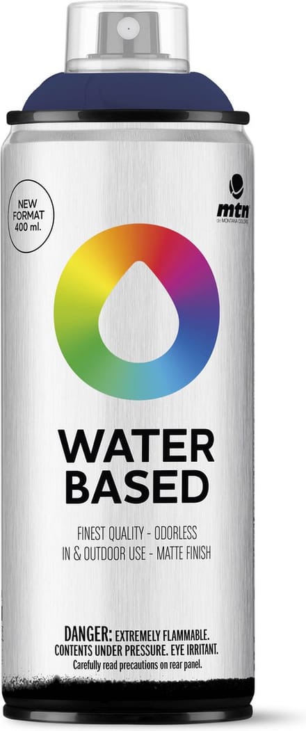 MTN Water Based Spuitbus - verf op waterbasis - RV-328 Abyss Blue - 400ml
