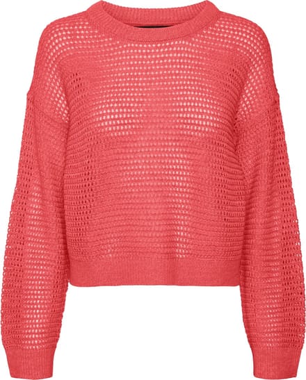 VERO MODA - VMNEWMADERA LS O-NECK PULLOVER BOO - Dames - Gebreide truien