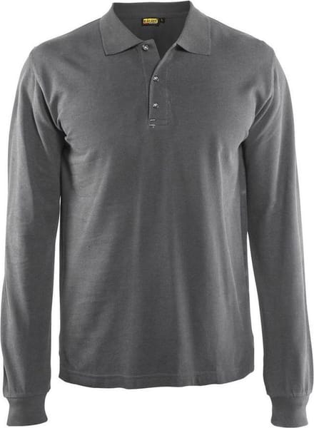 Blåkläder 3388-1050 Piqué long sleeve Grijs maat M