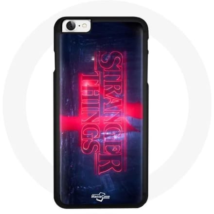 Hoesje voor Iphone SE Stranger Things Logo Transparant Seizoen 4 Trailer 2022