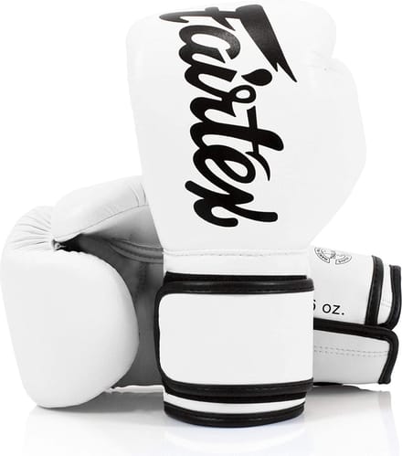 Fairtex BGV14 Microfiber Bokshandschoenen - Wit 12 oz