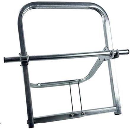 Kabelmanagement Draadframe - Kabelhaspel Afroller - Draadspoelen Organiseren - Robuuste Stalen Constructie - 41 x 33 cm - Zilver