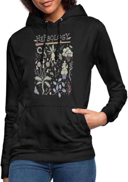 Harry Potter Herbology Botanisch Kruiden Ontwerp Hoodie Dames