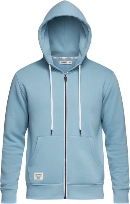 OMBRE Sweater - Regular Fit - Katoen - Lange Mouw Denimblauw L