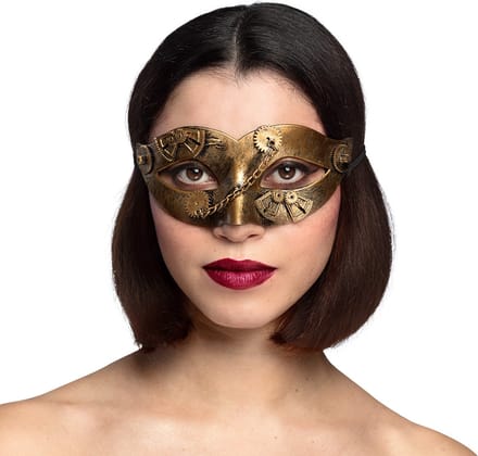 Boland - Masker Gearpunk - Volwassenen - Robot - Steampunk- Sciencefiction