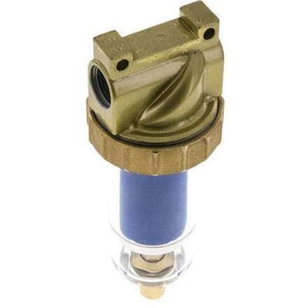 Microfilter 0.01micron G3/8'' 560l/min Semi-Auto Polycarbonaat Standaard 1