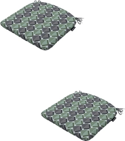 Madison - Zitkussen - Universeel - 2st - 46x48cm - Siem Green - Groen