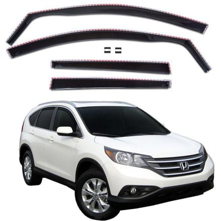 Windgeleiders - SCOUTT - GP - Getint - Eenvoudige installatie - Voor Honda CR-V 2012-2016