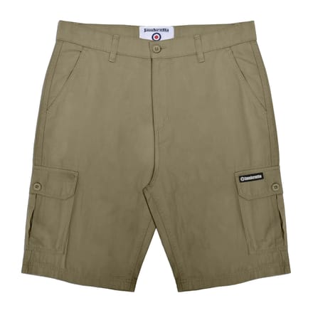 Lambretta Heren SS25 Cargo Shorts (Kaki Groen)