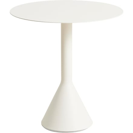 HAY Palissade Cone Tafel rond - crèmewit - Ø70_H74cm cm