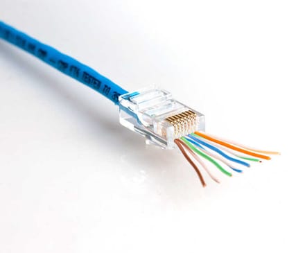 CAT 6 RJ45 Pass through connector, 50 stuks (RJ45-650)-A - Jonard