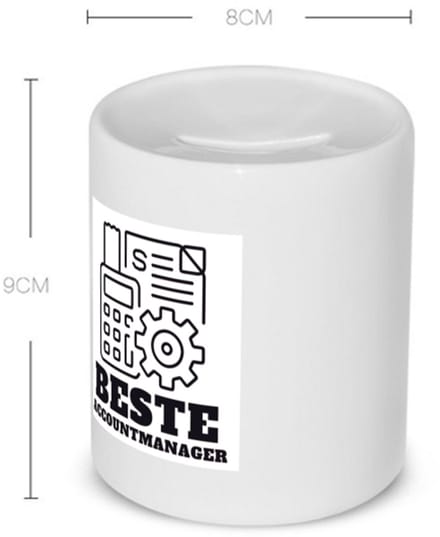 Akyol - beste accountmanager Spaarpot - Beste accountmanager - collega - welkom - afscheid - 350 ML inhoud