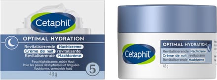 Cetaphil Optimal Hydration Herstellende Nachtcrème - 2 x 48 gr - Voordeelpakket