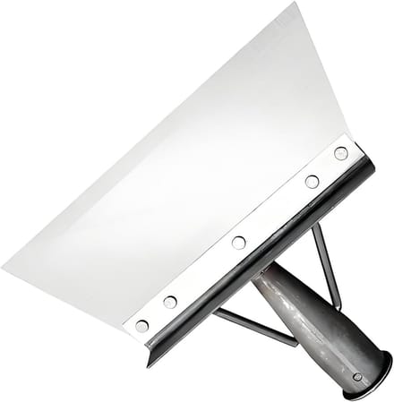 Betonschraper - Tuingereedschap Schraper - Zwaar Werk - Ergonomisch Handvat - 20 x 10 x 10 cm - Grijs