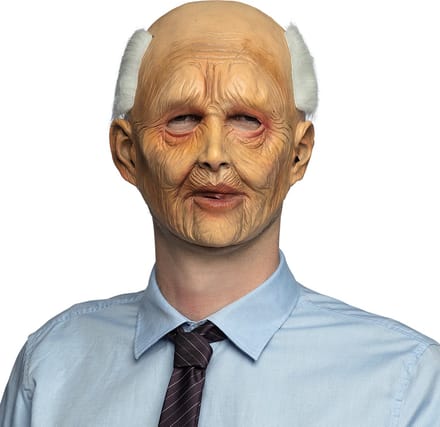 Boland - Latex masker Oude man - Volwassenen - Professor -