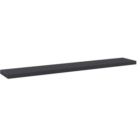 vidaXL Wandschappen 4 st 60x10x1,5 cm spaanplaat grijs