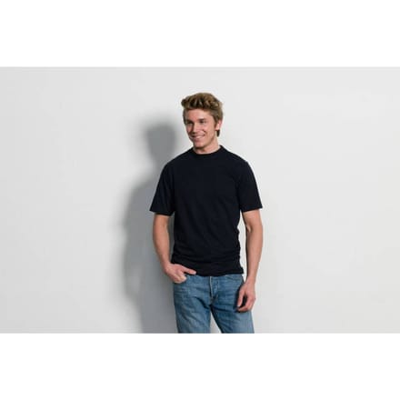Slater 2510 - BASIC 2-pack T-shirt ronde hals korte mouw navy M 100% katoen