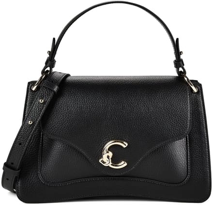Coccinelle C-Me Schoudertas Leder 29.5 cm - Dames - noir