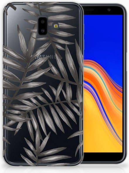 Samsung Galaxy J6 Plus (2018) TPU Case Leaves Grey
