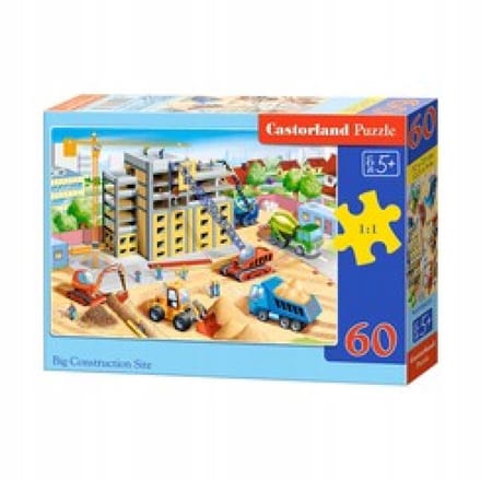 Castorland Bouwplaats 60-delige Puzzel voor Kinderen