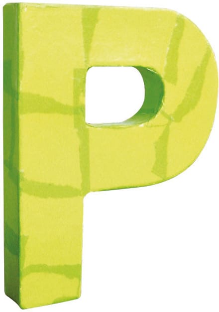 Letter wit P 20,5 cm