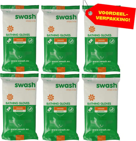 Swash Washandjes - Geparfumeerd - 6x 8-pack - voordeelverpakking