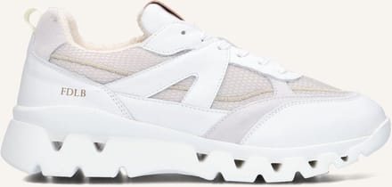Fred De La Bretoniere Nona Eef Sneakers - Leer - Dames - Wit - Maat 42