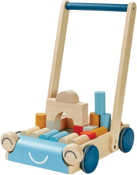 PlanToys Loopstoeltje - Boomgaard - Duurzaam Hout - Creatief Spel - Loopplezier - Stimuleert Ontwikkeling
