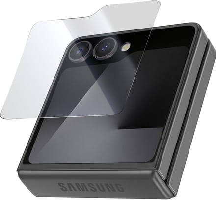 Force Case, Screenprotector geschikt voor Samsung Galaxy Z Flip 7 FE - 2.5D 9H+ Tempered Glass, Transparant