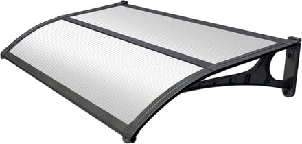 Luifel - Overkapping - Bescherming Deur - Polycarbonaat Dak - 100x135cm - Wit