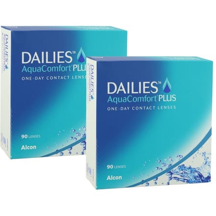 -2.50 - DAILIES® AquaComfort PLUS® - 90 pack - Daglenzen - BC 8.70 - Contactlenzen