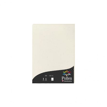 Clairefontaine Pollen recyclingpapier A4 120g/m² naturel wit 50 vel