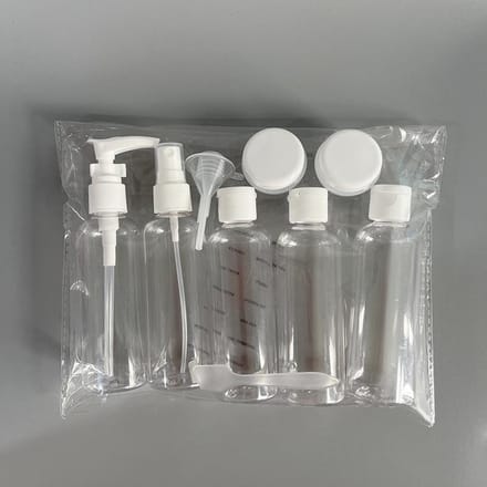 11 stuks/set Navulbare Flessen Transparant Plastic Parfum Verstuiver Mini Lege Sprayfles Draagbare Reisaccessoires gray