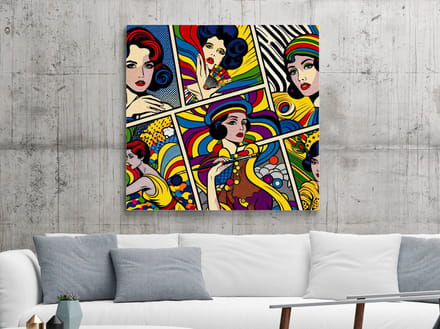 Kunstprint | Wanddecoratie | Dibond | 20 × 20 cm