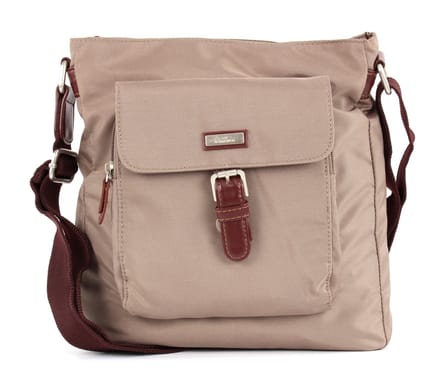 TOM TAILOR schoudertas Rina Crossbag Taupe beige